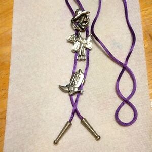 Western 3 charm bolotie